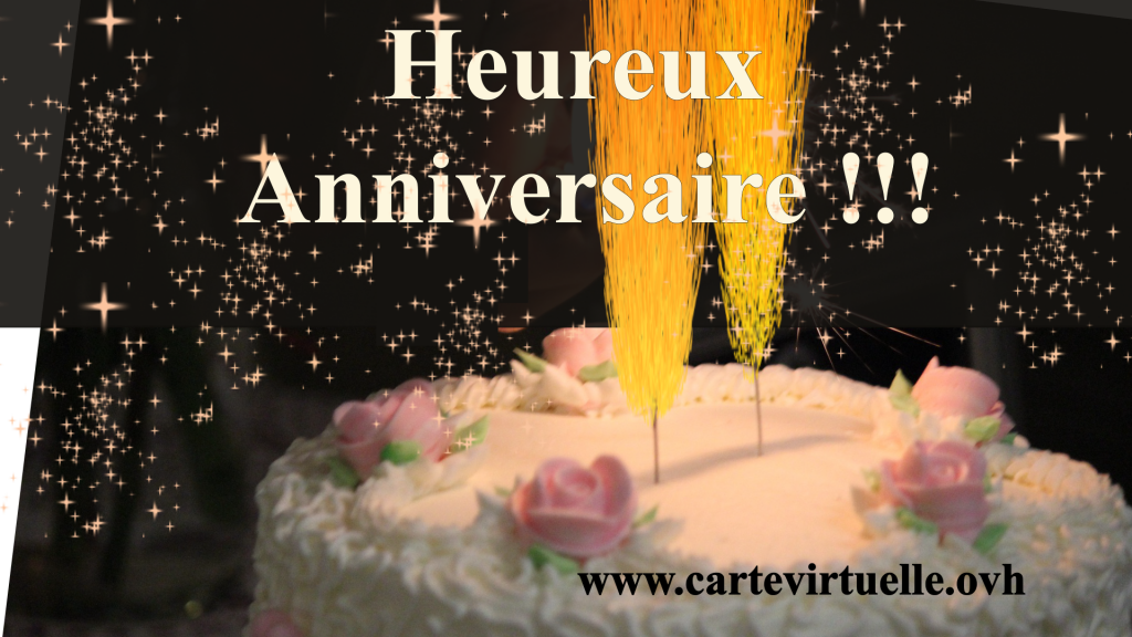 Cybercarte Anniversaire Femme Tout Degorgement